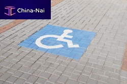 Stone paver HANDICAPPED PARKING KIToutdoorfor parking lotssmooth
