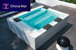 Above-ground hot tub ZEN ACTIVErectangular4-seateroutdoor