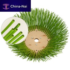 Circular sweeper brush Whisperfor airport runwayplastic
