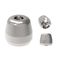 Titanium healing abutment Sub. Lock internal hexagonconicalanatomical
