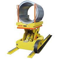 Loading cart metalreel holderrail-mounted