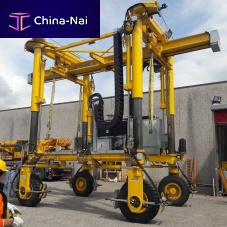 Rubber-tired gantry crane eMOBILIFT 40for containerfor prefabrication sitesfor subway plattforms