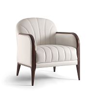 Traditional armchair PARIGI 038 Pfabricsolid woodcustomizable