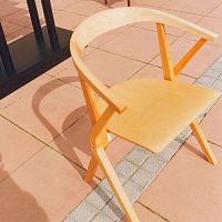 Contemporary chair Bindoorleatherplywood