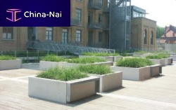 Concrete planter CARREEsquarecontemporaryfor public space