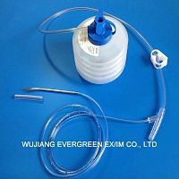Wound drainage set graduated