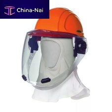 Electrician helmet PrismShield Plus series arc flash protectiveorange
