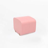 Contemporary pouf Connection 001oakcoated foamother shapes