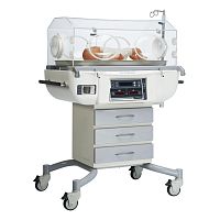 Neonatal incubator on casters INC 100 height-adjustableTrendelenburg
