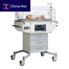 Neonatal incubator on casters INC 100 height-adjustableTrendelenburg