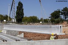 Prestressed concrete beam CIVIL TWIN precast concreteTfor flooring