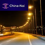Conical urban lamp-post octagonal