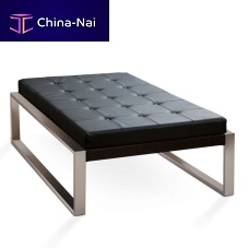 Contemporary footstool PIECERA 78 & 130Batyline®stainless steelindoor