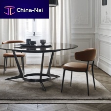 Contemporary chair Caratosindoorfabricleather