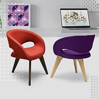Contemporary chair LIPOindoorfabricpolyurethane