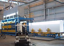 Particle foam molding machine for EPSfor EPP