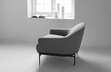 Contemporary armchair CHILLleatherfabric