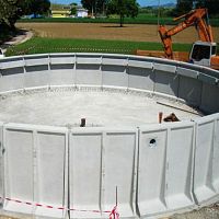 Water storage tank INDUSTRIAL TANKSprefabreinforced concrete