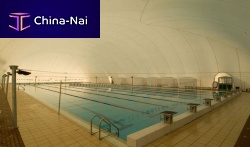 Temporary swimming pool outdoorin-groundconcrete