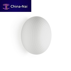 Contemporary ceiling light BIANCA LARGEovalglassmetal