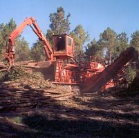 Motorized cart forestry harvester 2355