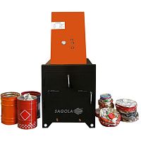 Stationary crusher for cans