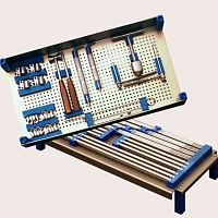 Spinal osteosynthesis surgery instrument kit tutor