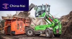 Elevating cab telehandler 355 Elow fuel consumptionall-wheel steeringhigh payload