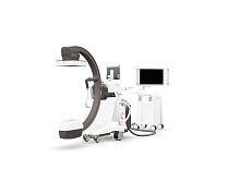 Mobile C-arm alien x 3D readywith flat panel detectorwith video columnwith integrated video monitor