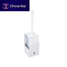 Stainless steel toilet brush STELLAplasticwall-mountedblack
