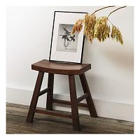Contemporary stool SIGNATUREoaklacquered woodpoplar
