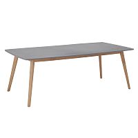 Contemporary dining table LOMBOKwoodenrectangularhome