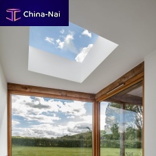 Glazing rooflight FLUSHGLAZE FIXED flat roofwith skylight frameglass