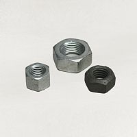 Hexagonal nut metalfor the automotive industrythreaded