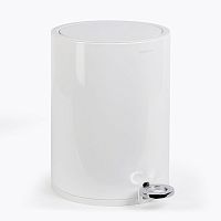 Bathroom trash can STEPmetalfoot-operatedindoor