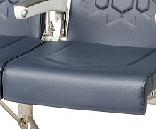 Aircraft seat cushion