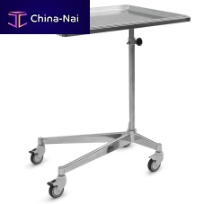 Stainless steel instrument table SERV