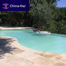 Travertine swimming pool coping PAS Series natural stonenon-slip