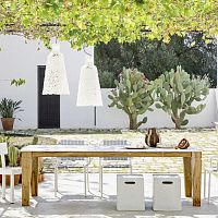 Contemporary dining table Jekomarbleteak baserectangular