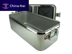 Instrument sterilization container BE024 stainless steelperforated