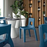 Contemporary chair EOSoutdoorindoorpolyethylene