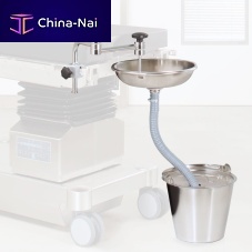 Surgery table-mounted surgical basin stand 91613stainless steel