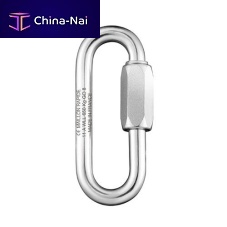 Oval quick link MRGOZ seriespermanent connectionlarge opening