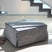 Contemporary ottoman Billfabricrectangularmodular