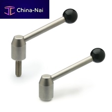 Stainless steel tension lever GN 212.5adjustablewith external threadinternal thread