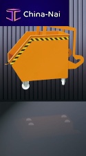 Wheeled skip container 1040 series