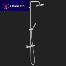 Recessed wall shower set PLUS: PL00030/30CRcontemporaryfor hotelwith hand shower