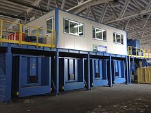 Industrial waste treatment plant paperplasticcardboard