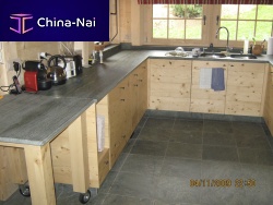 Natural stone countertop kitchen
