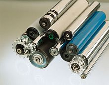 Slip-on conveyor roller steel